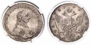 1 Рубль Російська імперія (1720-1917) Срібло Петро III (1728-1762)