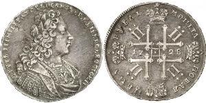 1 Рубль Російська імперія (1720-1917) Срібло Петро II (1715-1730)