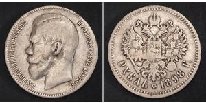 1 Рубль Російська імперія (1720-1917) Срібло Микола II (1868-1918)