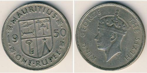 1 Рупия Маврикий (1968 - ) Никель/Медь 