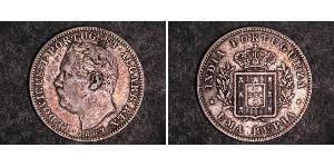 1 Рупия Португальская Индия (1510-1961) Серебро 