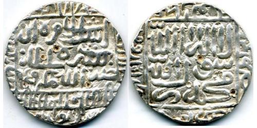 1 Рупія Делійський Султанат (1206-1527) Срібло 