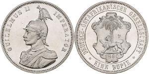 1 Рупія Німецька Східна Африка (1885-1919) Срібло 