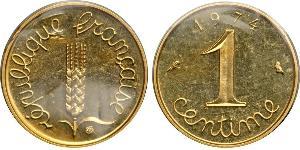 1 Сантім French Fifth Republic (1958 - )  