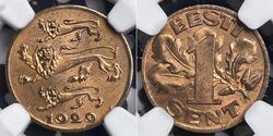 1 Сент Estonia (Republic) (1918 - )  