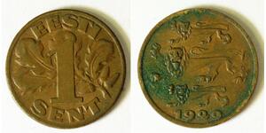 1 Сент Estonia (Republic) (1918 - )  