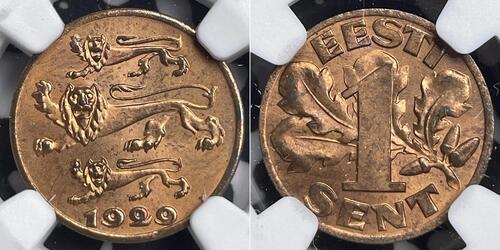 1 Сент Estonia (Republic) (1918 - )  