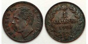 1 Сентесимо Kingdom of Italy (1861-1946)  Умберто I (1844-1900)