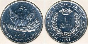 1 Сентімо Andorra (1278 - )  