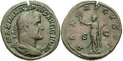 1 Сестерцій Римська імперія (27BC-395) Бронза Максимін I (173-238)
