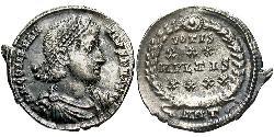 1 Силиква Римская империя (27BC-395) Серебро Констанций II (317 - 361)