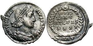 1 Силиква Римская империя (27BC-395) Серебро Констанций II (317 - 361)