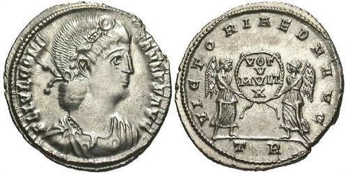 1 Силіква Римська імперія (27BC-395) Срібло Констант I (320-350)