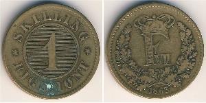 1 Скиллинг Dänemark Bronze 