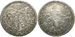 1 Скудо Папская область (752-1870) Серебро Пий VII  (1742 -1823)