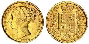 1 Соверен Австралия (1788 - 1939) Золото Виктория (1819 - 1901)