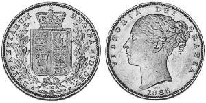 1 Соверен Австралия (1788 - 1939) Золото Виктория (1819 - 1901)