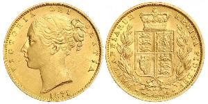 1 Соверен Австралія (1788 - 1939) Золото Вікторія (1819 - 1901)