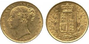 1 Соверен Австралія (1788 - 1939) Золото Вікторія (1819 - 1901)