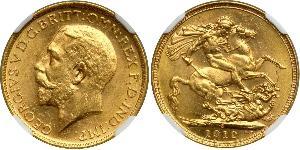 1 Соверен Австралія (1788 - 1939) Золото Георг V (1865-1936)