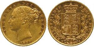 1 Соверен Австралія (1788 - 1939) Золото Вікторія (1819 - 1901)
