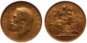 1 Соверен Австралія (1788 - 1939) Золото Георг V (1865-1936)