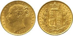 1 Соверен Австралія (1788 - 1939) Золото Вікторія (1819 - 1901)