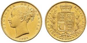 1 Соверен Австралія (1788 - 1939) Золото Вікторія (1819 - 1901)