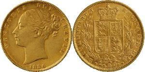 1 Соверен Австралія (1788 - 1939) Золото Вікторія (1819 - 1901)