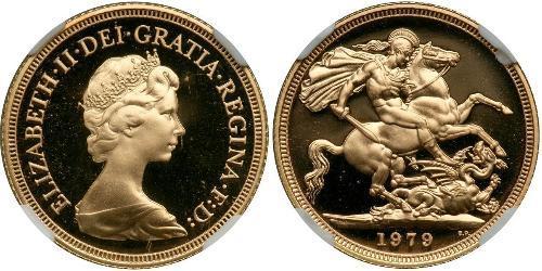 1 Соверен Велика Британія (1922-) Золото Вікторія (1819 - 1901)