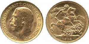 1 Соверен Південно-Африканська Республіка (1910 - ) Золото Георг V (1865-1936)