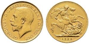 1 Соверен Південно-Африканська Республіка (1910 - ) Золото Георг V (1865-1936)