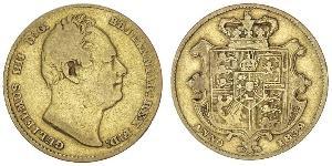 1 Соверен Соединённое королевство Великобритании и Ирландии (1801-1922) Золото Вильгельм IV (1765-1837)