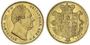 1 Соверен Сполучене королівство Великобританії та Ірландії (1801-1922) Золото Вільгельм IV (1765-1837)