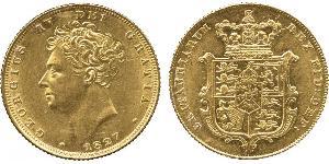 1 Соверен Сполучене королівство Великобританії та Ірландії (1801-1922) Золото Георг IV (1762-1830)
