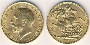 1 Соверен Сполучене королівство Великобританії та Ірландії (1801-1922) Золото Георг V (1865-1936)