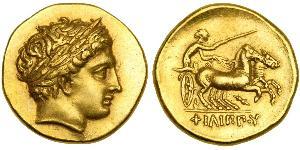 1 Статер Македонское  царство (800BC-146BC) Золото Philip II of Macedon (382 BC - 336 BC)