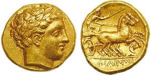 1 Статер Македонське царство (800BC-146BC) Золото Philip II of Macedon (382 BC - 336 BC)