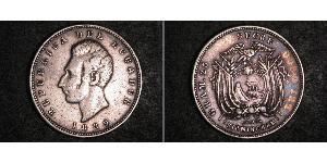 1 Сукре Еквадор (1830 - ) Срібло Антоніо Хосе де Сукре (1795 - 1830)