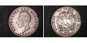 1 Сукре Еквадор (1830 - ) Срібло Антоніо Хосе де Сукре (1795 - 1830)