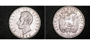 1 Сукре Еквадор (1830 - ) Срібло Антоніо Хосе де Сукре (1795 - 1830)