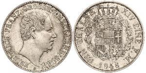 1 Талер Duchy of Mecklenburg-Schwerin (1352-1918) Серебро Фридрих Франц II (великий герцог Мекленбург-Шверина)