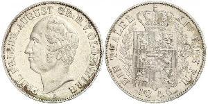 1 Талер Grand Duchy of Oldenburg (1814 - 1918) Серебро Август I (великий герцог Ольденбургский)