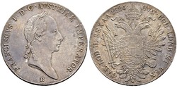 1 Талер Австрийская империя (1804-1867) Серебро Francis II, Holy Roman Emperor (1768 - 1835)