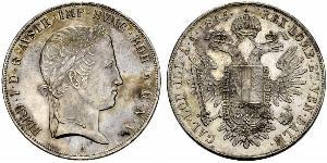 1 Талер Австрийская империя (1804-1867) Серебро Ferdinand I of Austria (1793 - 1875)