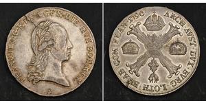 1 Талер Австрийская империя (1804-1867) Серебро Francis II, Holy Roman Emperor (1768 - 1835)