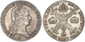 1 Талер Австрийская империя (1804-1867) Серебро Francis II, Holy Roman Emperor (1768 - 1835)