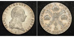 1 Талер Австрийская империя (1804-1867) Серебро Francis II, Holy Roman Emperor (1768 - 1835)