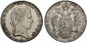 1 Талер Австрийская империя (1804-1867) Серебро Ferdinand I of Austria (1793 - 1875)