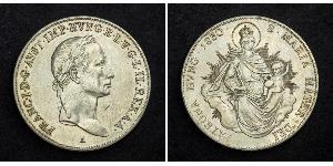 1 Талер Австрийская империя (1804-1867) Серебро Francis II, Holy Roman Emperor (1768 - 1835)